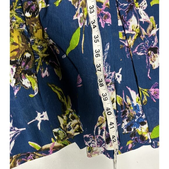 CW Classics Women’s Plus 1X Rayon Dress Blue Floral NWOT - Picture 6 of 6